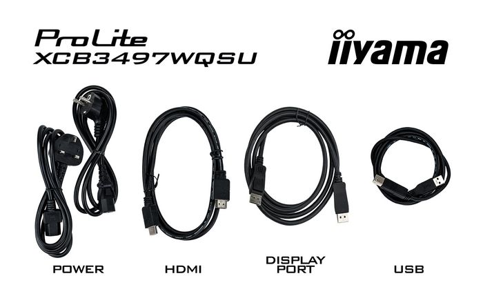 Iiyama XCB3494WQSU-B1 Écran PC incurvé 34 pouces WQHD 3440x1440 120Hz VA Noir mat