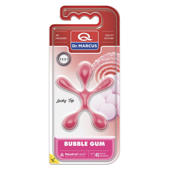 Dr. Marcus Lucky Top Bulle De Gomme DRM0666 Parfum Auto Rétroviseur Grille Ventilation 45 Jours Dr. Marcus Lucky Top Bulle De Gomme DRM0666 Parfum Auto Rétroviseur Grille Ventilation 45 Jours