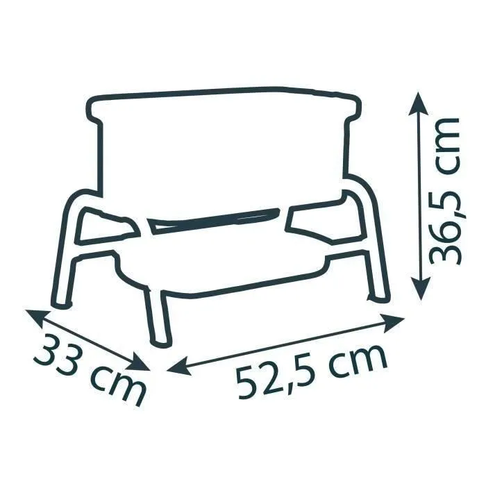 Smoby Maxi Cosi Co Dodo - Cododo pour poupée jusqu'à 38 cm avec tablette de rangement et réglage hauteur