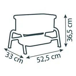 Smoby Maxi Cosi Co Dodo - Cododo pour poupée jusqu'à 38 cm avec tablette de rangement et réglage hauteur