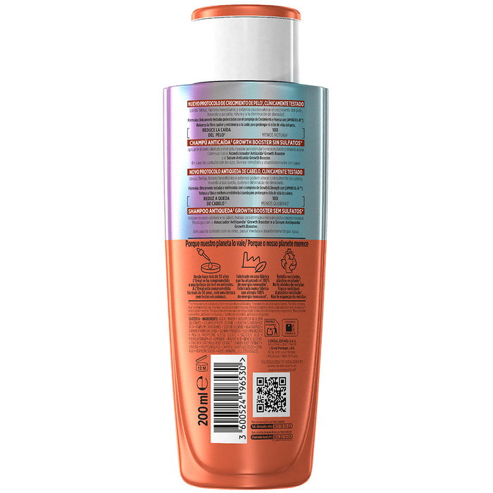 L'Oréal Paris Elvive Growth Booster Shampooing Anti-Chute 200 ml