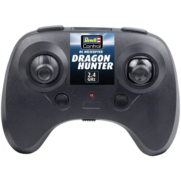 Revell Control Hélicoptère RC Dragon Hunter 3 canaux avec gyroscope et télécommande 2.4 GHz - Recommandé à partir de 8 ans