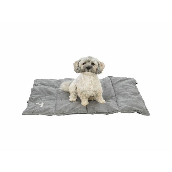 Couverture pour animaux de compagnie Trixie Leni Gris Daim 100 × 70 CM Couverture pour animaux de compagnie Trixie Leni Gris Daim 100 × 70 CM
