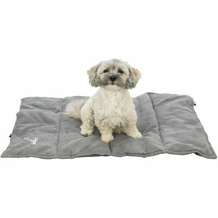 Couverture pour animaux de compagnie Trixie Leni Gris Daim 100 × 70 CM Couverture pour animaux de compagnie Trixie Leni Gris Daim 100 × 70 CM