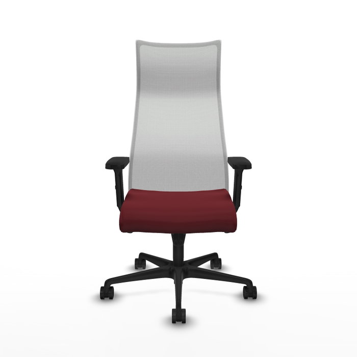 Piqueras y Crespo Chaise de Bureau Albacete Bordeaux et Blanc