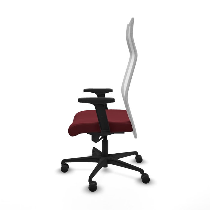 Piqueras y Crespo Chaise de Bureau Albacete Bordeaux et Blanc