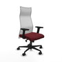 Piqueras y Crespo Chaise de Bureau Albacete Bordeaux et Blanc
