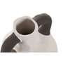 Home ESPRIT Vase ESPRIT Blanc Gris Grès 14 x 14 x 19 cm