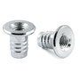 HERRAJES ALK - Tuercas d'assemblage à tête bloquante D14 M6, zincées, pour fixation dans bois, MDF ou panneaux composites - Lot de 2500 unités