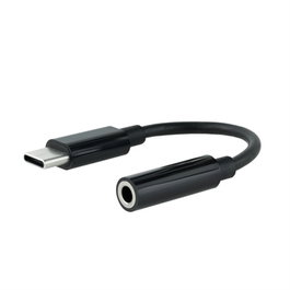 Nanocable 10.24.1205 Adaptateur Audio USB-C vers Jack 3.5 mm Noir