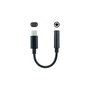 Nanocable 10.24.1205 Adaptateur Audio USB-C vers Jack 3.5 mm Noir