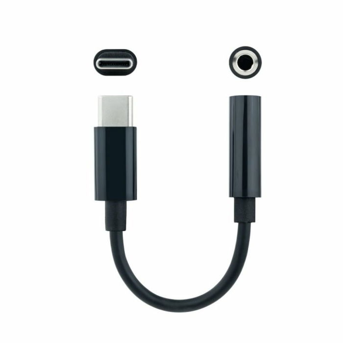 Adaptateur USB C vers Jack 3.5 mm NANOCABLE 10.24.1205 Noir