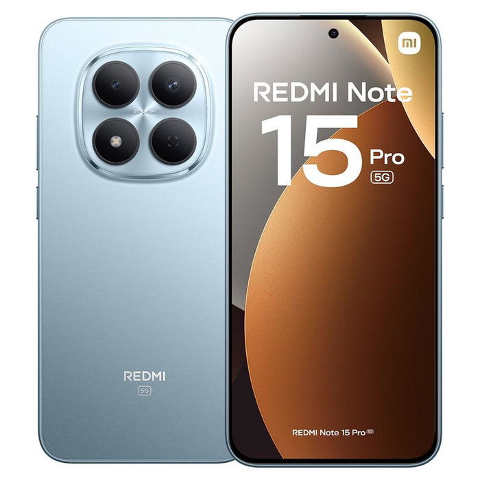 Xiaomi Redmi Note 15 Pro 5G 12 Go RAM 512 Go Stockage 6.83" AMOLED Azul Glaciar Xiaomi Redmi Note 15 Pro 5G 12 Go RAM 512 Go Stockage 6.83" AMOLED Azul Glaciar
