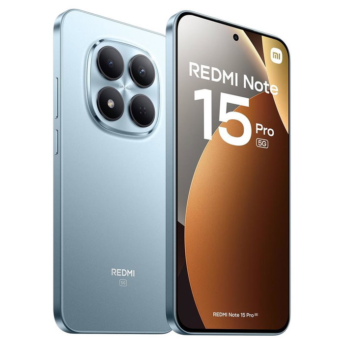 Xiaomi Redmi Note 15 Pro 5G 12 Go RAM 512 Go Stockage 6.83" AMOLED Azul Glaciar Xiaomi Redmi Note 15 Pro 5G 12 Go RAM 512 Go Stockage 6.83" AMOLED Azul Glaciar