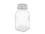 Vivalto Salière Cristal Carré Transparent 4x9x4 cm Verre et Métal (Set de 48)