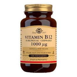 Solgar Vitamine B12 Cianocobalamine 1000 µg 100 comprimés à mâcher