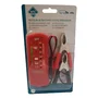 HTC Equipement Testeur de batterie et d'alternateur 12V – 6 LED indicateurs – Pince batterie – Câble 60 cm