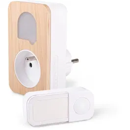 SCS Sentinel SONE+ Cosy - Carillon de porte sans fil sans piles, prise secteur intégrée, 25 mélodies, portée 150 m - Modèle CSF0105