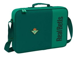 Safta Cartera Extraescolares Real Betis Balompie Sacoche Résistante à l'Eau pour Enfants - 38x28x6 cm