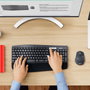 Logitech MK850 Performance Combo Clavier et Souris sans fil, QWERTZ Allemand, Noir