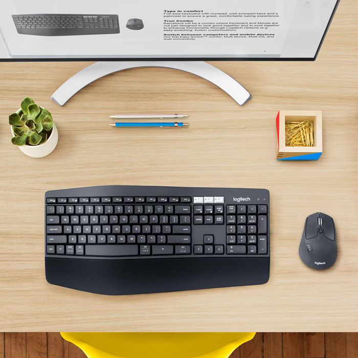 Logitech MK850 Performance Ensemble Clavier et Souris sans fil, QWERTZ Allemand, Noir Logitech MK850 Performance Ensemble Clavier et Souris sans fil, QWERTZ Allemand, Noir