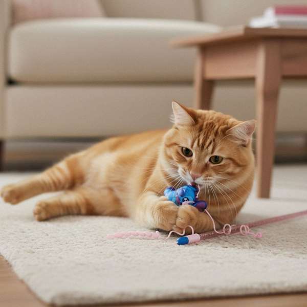 Cerdá Baguette pour chat Stitch 9.0x46.0x4.0 cm Bleu Âge min 18 mois