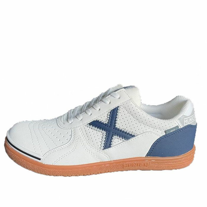 Chaussures de Futsal pour Adultes Munich G-3 Blanc Chaussures de Futsal pour Adultes Munich G-3 Blanc