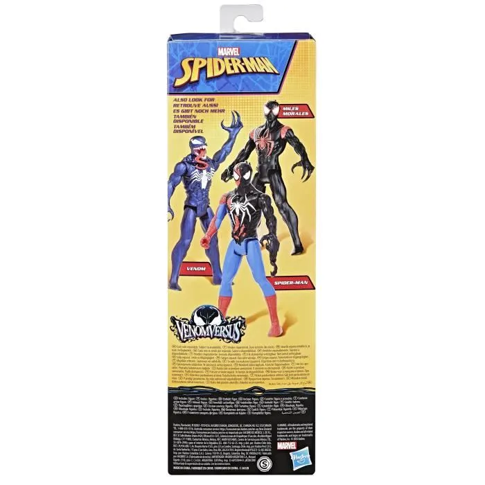 Hasbro Titan Hero Series Figurine Spider-Man VenomVersus Marvel 30 cm, Jouet Super-Héros Enfant dès 4 ans Hasbro Titan Hero Series Figurine Spider-Man VenomVersus Marvel 30 cm, Jouet Super-Héros Enfant dès 4 ans