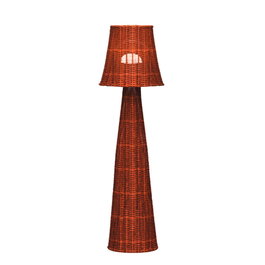 New Garden Lola 110 Nature Lampe à pied Ø25 x 109 cm Fibres naturelles IP54 E27 non incluse Câble 3,5 m