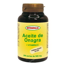 Integralia Onagra 200 Perles – Complément alimentaire à base d'huile d'onagra pour la régulation hormonale et le soutien cutané – 200 perles