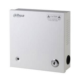 Dahua Alimentation Secteur 9 Canaux pour Caméra de Sécurité 90-264V AC / 12V DC 5A avec Protection et Boîtier Métal