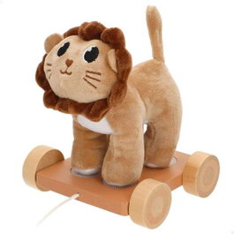 Colorbaby Jouet Peluche Animaux en Bois - Modèles Assortis