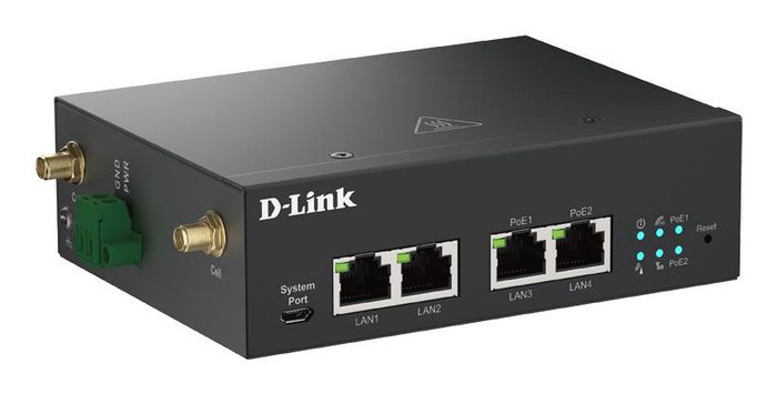 D-Link DWM-314-GP Modem 5G Multi-Connect avec PoE+ 4 ports Gigabit - Connexion IoT pour Smart City, Capteurs, Caméras D-Link DWM-314-GP Modem 5G Multi-Connect avec PoE+ 4 ports Gigabit - Connexion IoT pour Smart City, Capteurs, Caméras