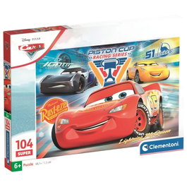 CLEMENTONI Puzzle Super Cars Disney Pixar 104 pièces