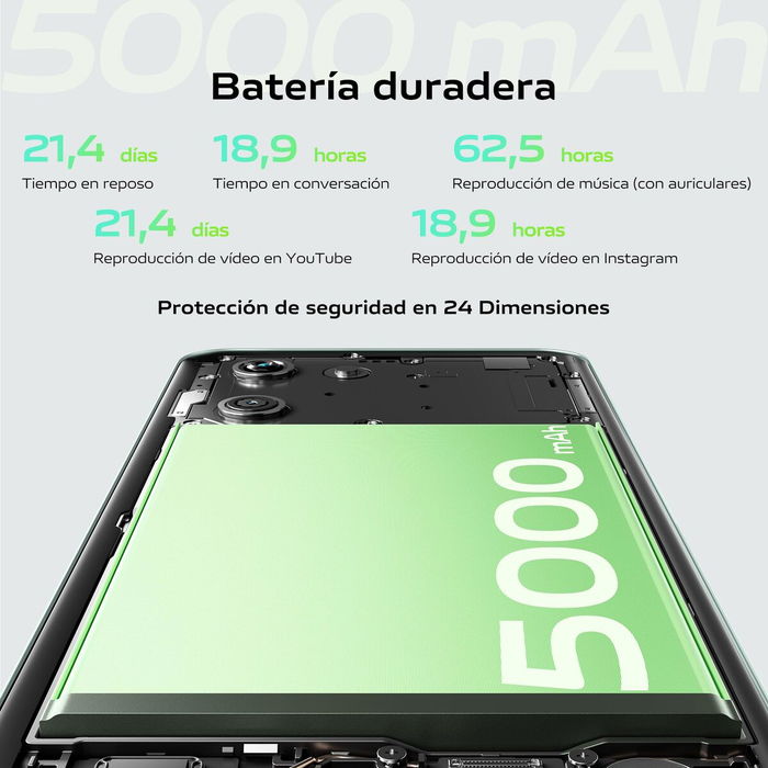 Smartphone Vivo Y03 6,56" MediaTek Helio G85 4 GB RAM 128 GB Vert