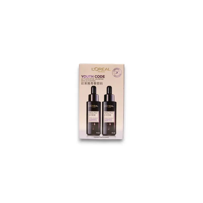 L'Oreal Paris Set Duo Youth Code Activation Sérum pour le visage, 2 pcs, 75 ml L'Oreal Paris Set Duo Youth Code Activation Sérum pour le visage, 2 pcs, 75 ml