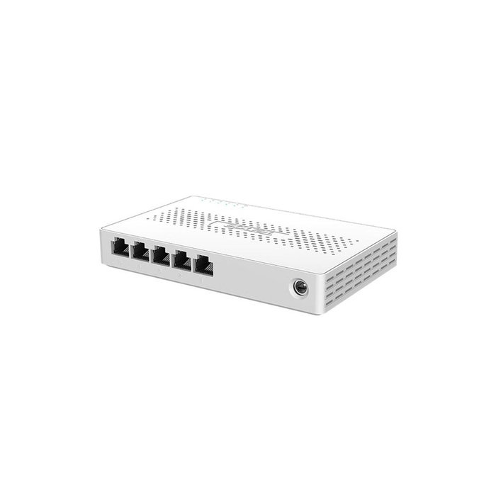 Tenda SM105 Switch 5 Ports 2.5GE Gigabit avec 5 Ports RJ45 2.5 Gbps, Capacité de 25 Gbps, Silencieux Sans Ventilateur