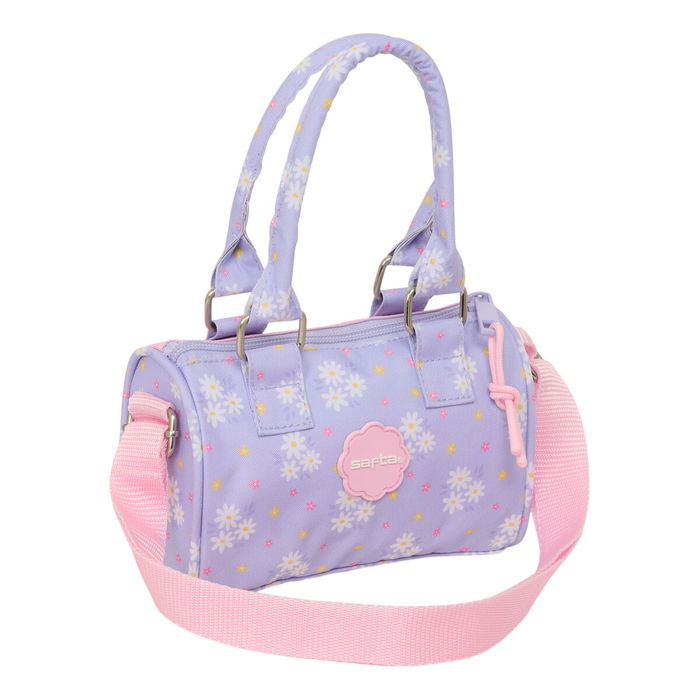 Sac à Bandoulière Safta Bouquet Rose Lila