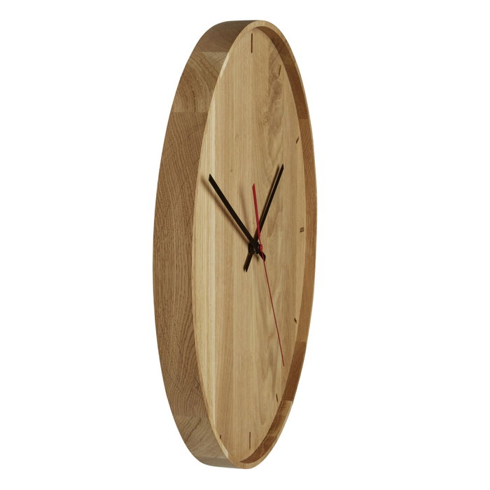 TFA Horloge murale analogique en chêne 60.3070.01 TFA Horloge murale analogique en chêne 60.3070.01
