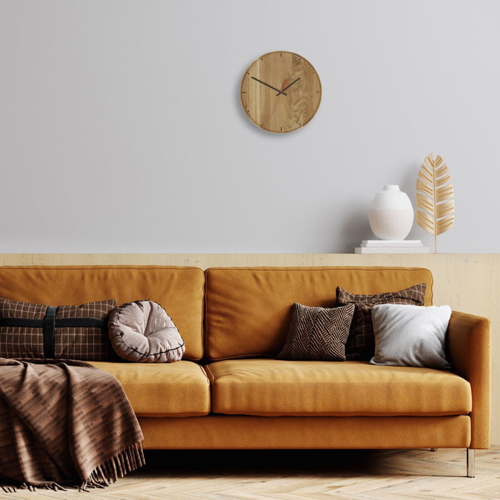TFA Horloge murale analogique en chêne 60.3070.01 TFA Horloge murale analogique en chêne 60.3070.01