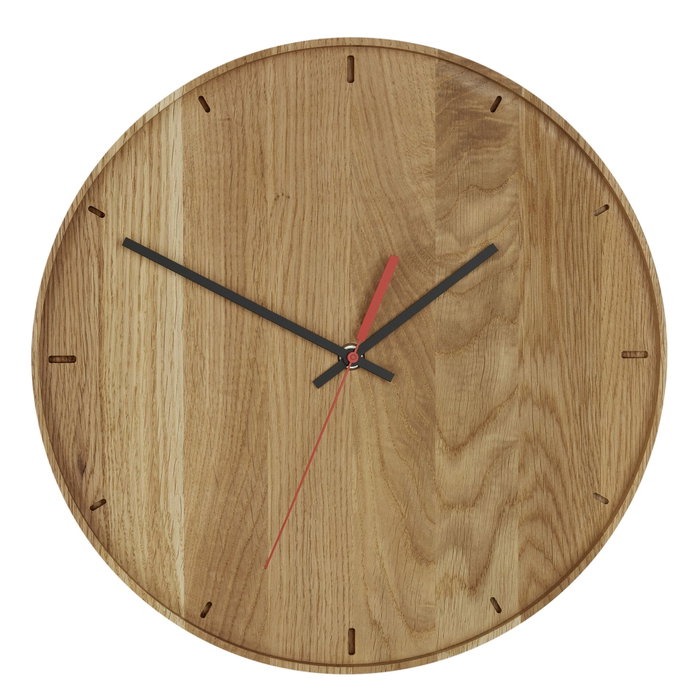 TFA Horloge murale analogique en chêne 60.3070.01 TFA Horloge murale analogique en chêne 60.3070.01