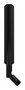 Panorama Antennas PWB-24-58-72 - Antenne WiFi omni-directionnelle 3dBi dual-band 2.4/5 GHz avec connecteur RP-SMA pour WiFi 6e, noire