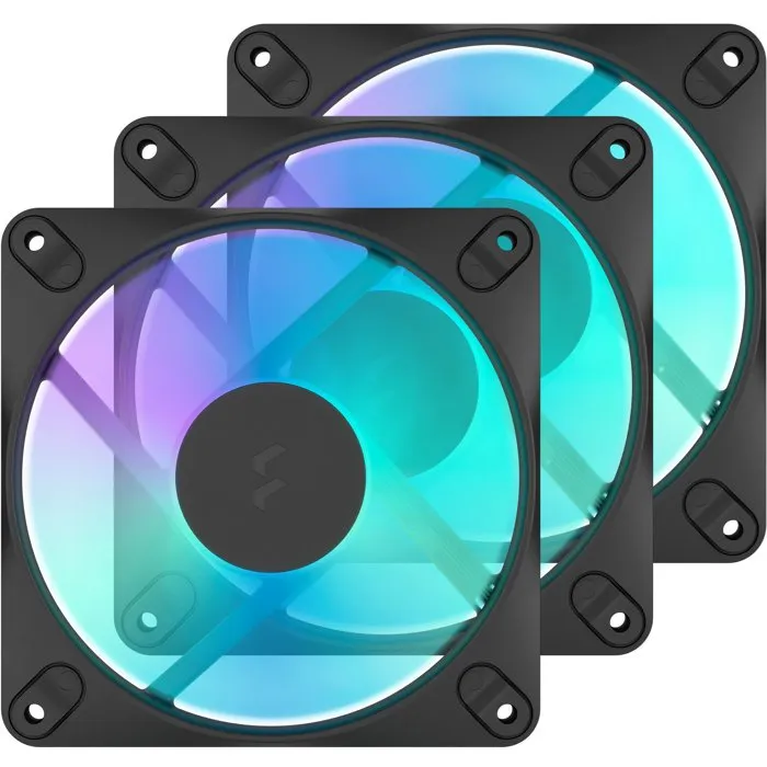 Fractal Design Dynamic 3 12 RGB - Pack de 3 ventilateurs ARGB Fractal Design Dynamic 3 12 RGB - Pack de 3 ventilateurs ARGB