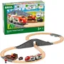 BRIO Circuit de Train en 8 avec Pont et Quai pour Voyageurs - Pack A - 7312350360790 - Jouet Enfant Dès 3 Ans (100 x 45 cm)