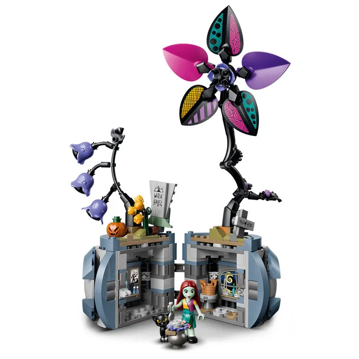 Lego Disney 43288 Classic - Le Pot de Fleurs de Sally avec 2 Personnages et 2 Fleurs | Jouet de Construction