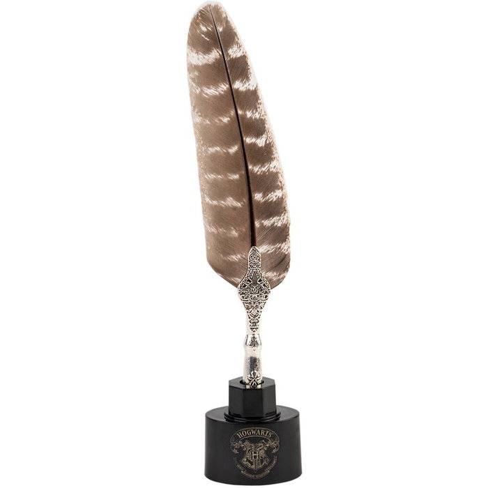 ERIK - Blister Stylo Plume + Cartes Collection Harry Potter - Style Parchemin avec Support Encrier