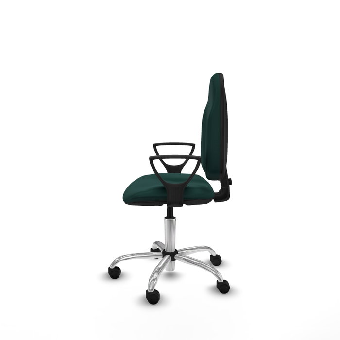 PIQUERAS Y CRESPO Chaise de bureau Algarra, similicuir vert bouteille, mécanisme réglable PIQUERAS Y CRESPO Chaise de bureau Algarra, similicuir vert bouteille, mécanisme réglable
