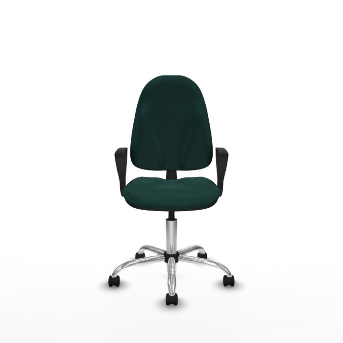 PIQUERAS Y CRESPO Chaise de bureau Algarra, similicuir vert bouteille, mécanisme réglable PIQUERAS Y CRESPO Chaise de bureau Algarra, similicuir vert bouteille, mécanisme réglable