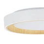 Plafonnier LED Decoratif 30W CCT 3000-6000K (Lumière Réglable) avec Télécommande, Finition Blanche