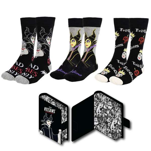 Cerdá Chaussettes Pack de 3 Pièces Disney Villaines Taille 36-43 Cerdá Chaussettes Pack de 3 Pièces Disney Villaines Taille 36-43